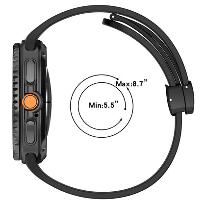 Techsuit W011 remienok pre Samsung Galaxy Watch 8 Classic / Watch8 44mm / Watch 8 40mm, Oranžový