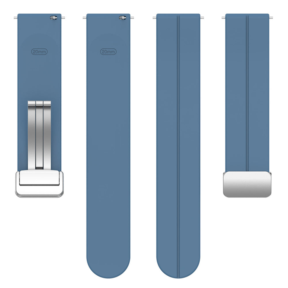 Techsuit W011 remienok pre Samsung Galaxy Watch / Huawei Watch Series, 20mm, Modrý