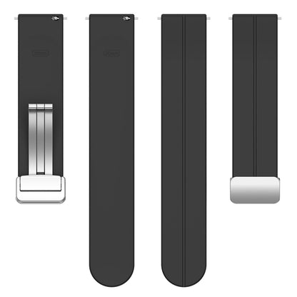 Techsuit W011 remienok pre Samsung Galaxy Watch / Huawei Watch Series, 20mm, čierny