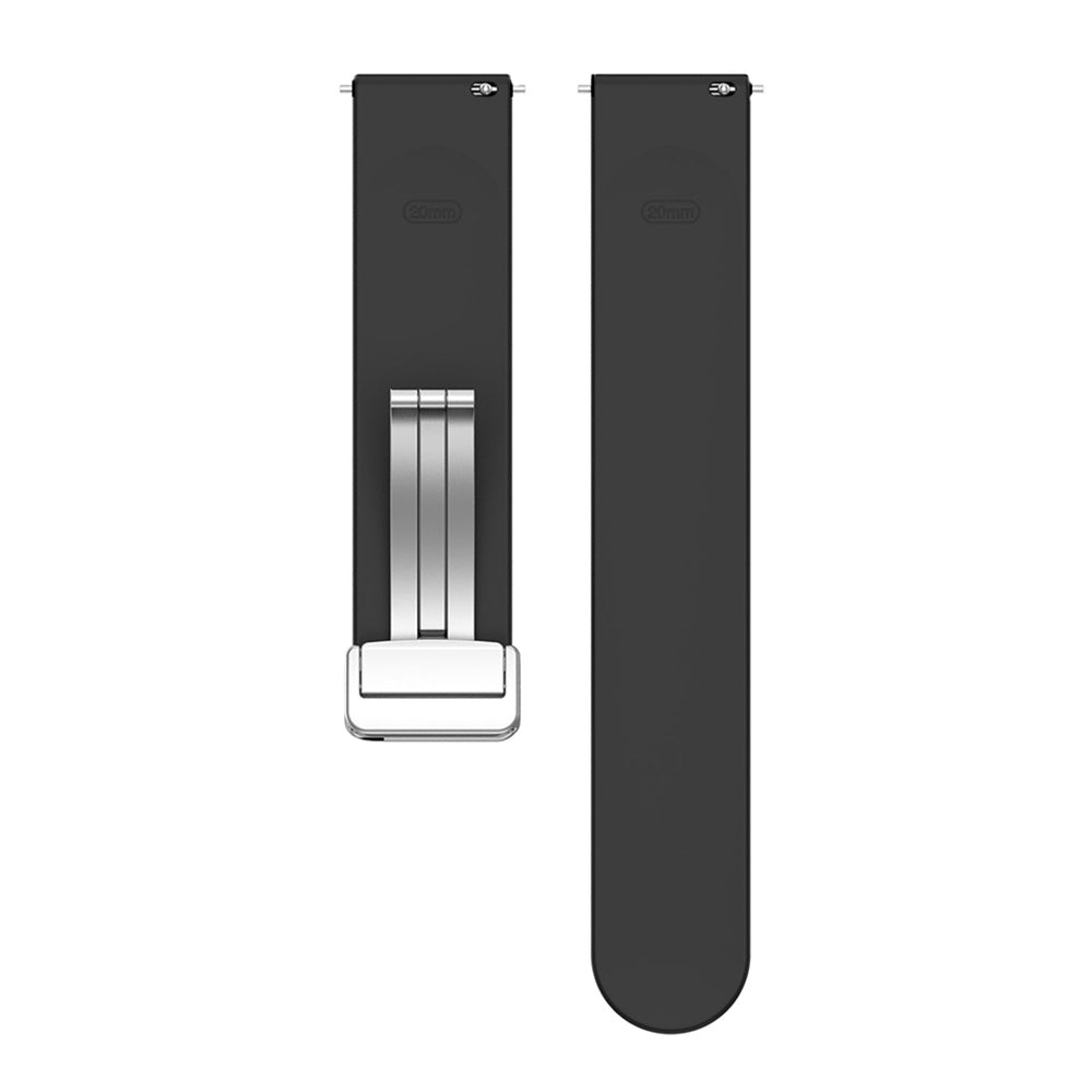 Techsuit W011 remienok pre Samsung Galaxy Watch / Huawei Watch Series, 20mm, čierny