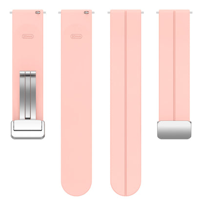 Techsuit W011 remienok pre Samsung Galaxy Watch / Huawei Watch Series, 20mm, Ružový.