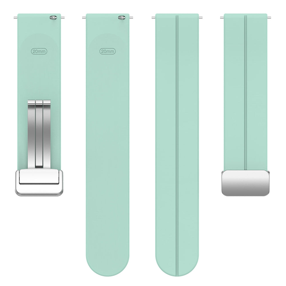 Techsuit W011 remienok pre Samsung Galaxy Watch / Huawei Watch Series, 20mm, Zelený