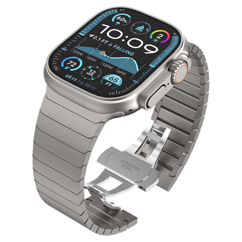 Techsuit W012 remienok pre Apple Watch 42mm / 41mm / 40mm / 38mm Series, Strieborný