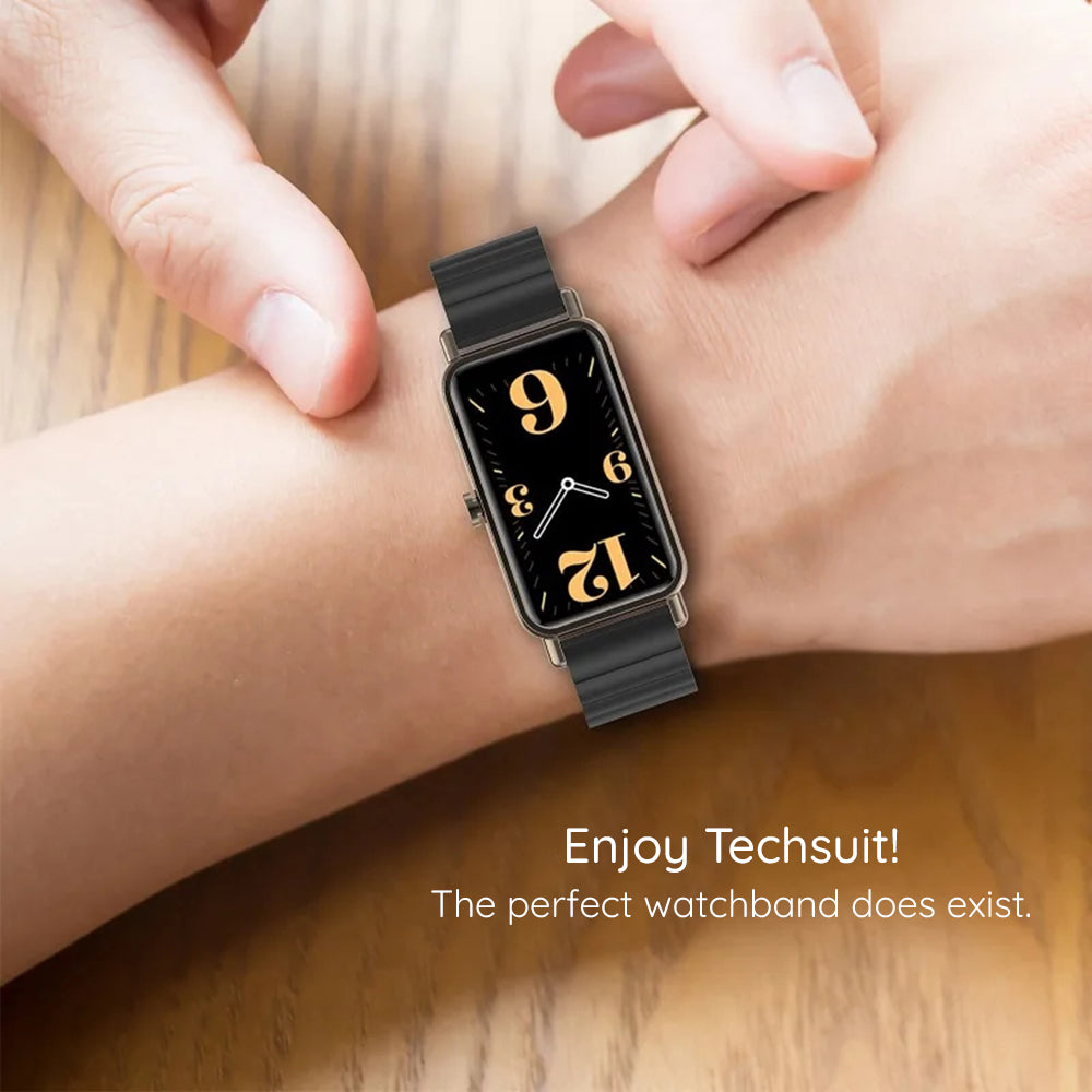 Techsuit W012 remienok pre Apple Watch 42mm / 41mm / 40mm / 38mm Series, čierny