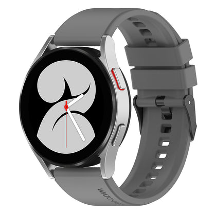 Techsuit W026 remienok pre Samsung Galaxy Watch / Huawei Watch Series, 20mm, Sivý