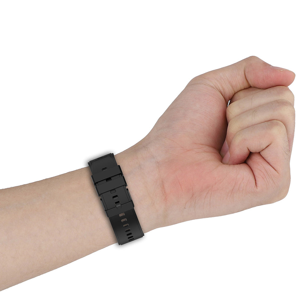 Techsuit W026 remienok pre Samsung Galaxy Watch / Huawei Watch Series, 20mm, Sivý