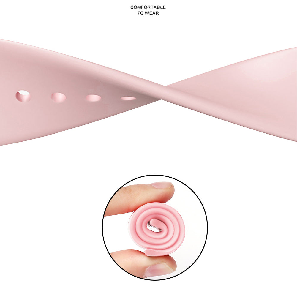 Techsuit W031 remienok pre Apple Watch 42mm / 41mm / 40mm / 38mm Series, Svetloružová