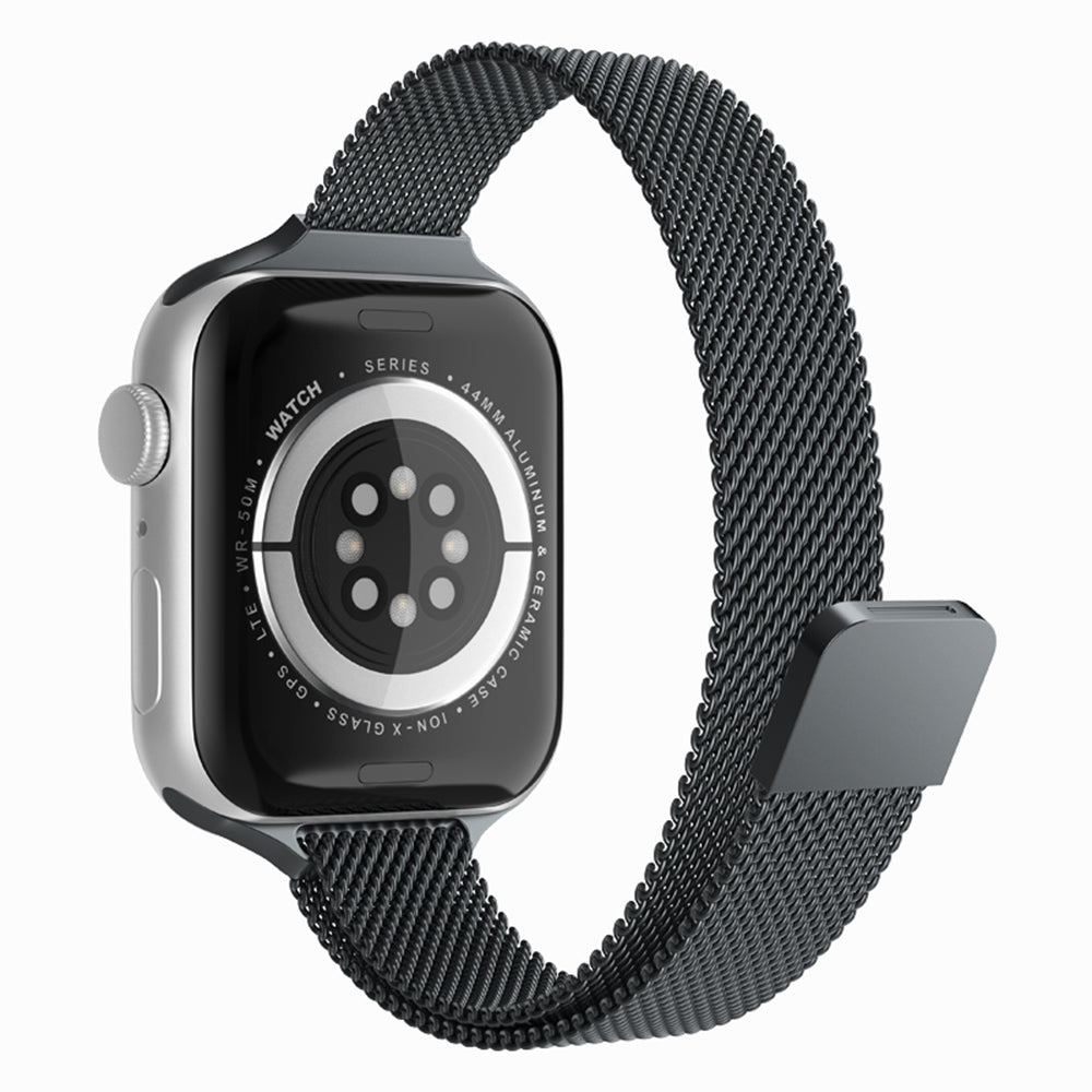 Remienok Techsuit W034 pre Apple Watch 42mm / 41mm / 40mm / 38mm Series, Čierny