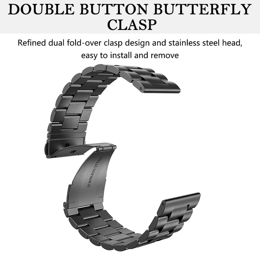 Techsuit W036 remienok pre Apple Watch 42mm / 41mm / 40mm / 38mm Series, čierny