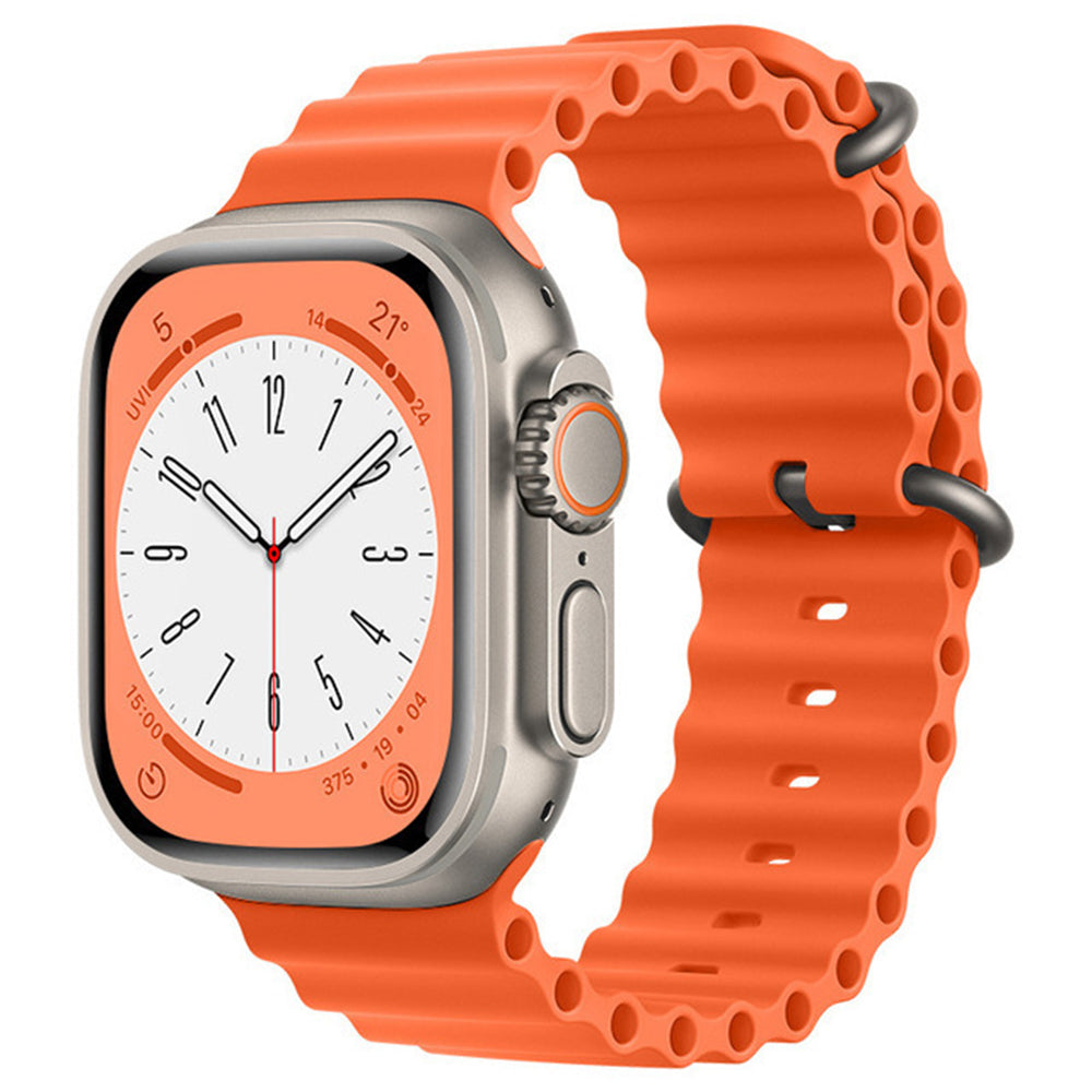 Remienok Techsuit W038 pre Apple Watch 49mm / 46mm / 45mm / 44mm / 42mm Series, Oranžový