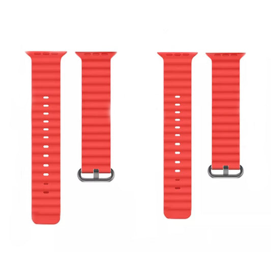 Remienok Techsuit W038 pre Apple Watch 49mm / 46mm / 45mm / 44mm / 42mm Series, červený
