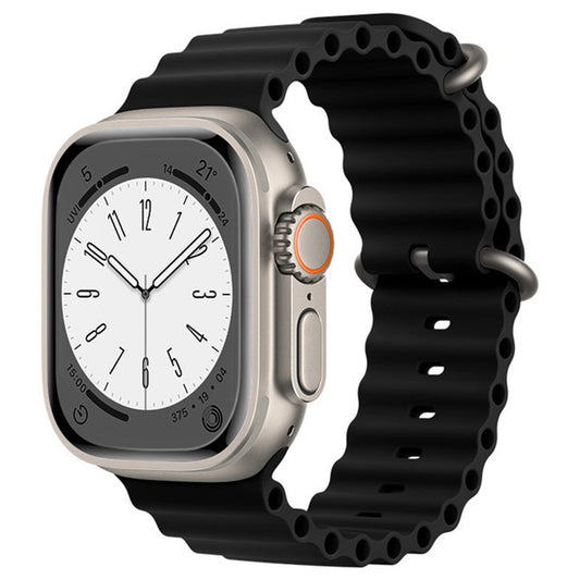 Techsuit W038 remienok pre Apple Watch 42mm / 41mm / 40mm / 38mm Series, čierny