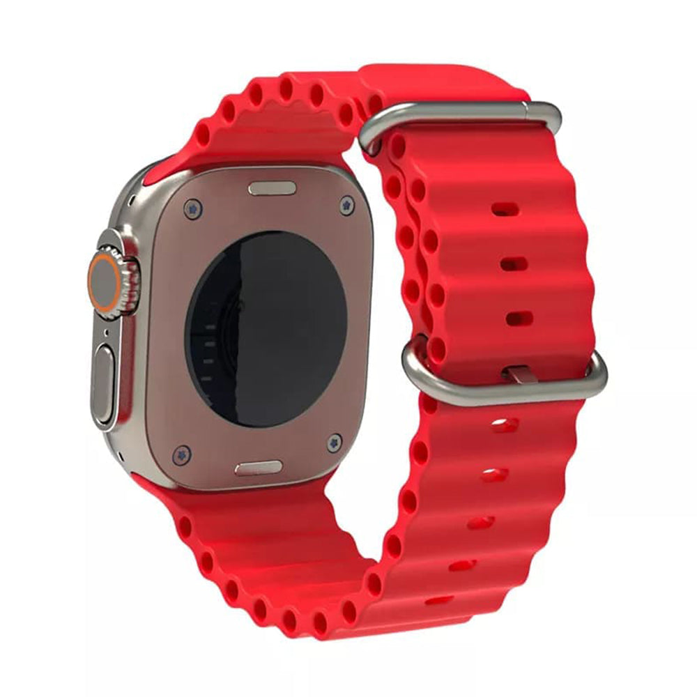 Techsuit W038 remienok pre Apple Watch 42mm / 41mm / 40mm / 38mm Series, Tmavočervený