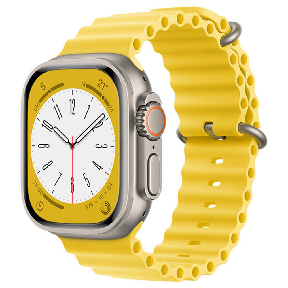 Techsuit W038 remienok pre Apple Watch 49mm / 46mm / 45mm / 44mm / 42mm Series, Žltá