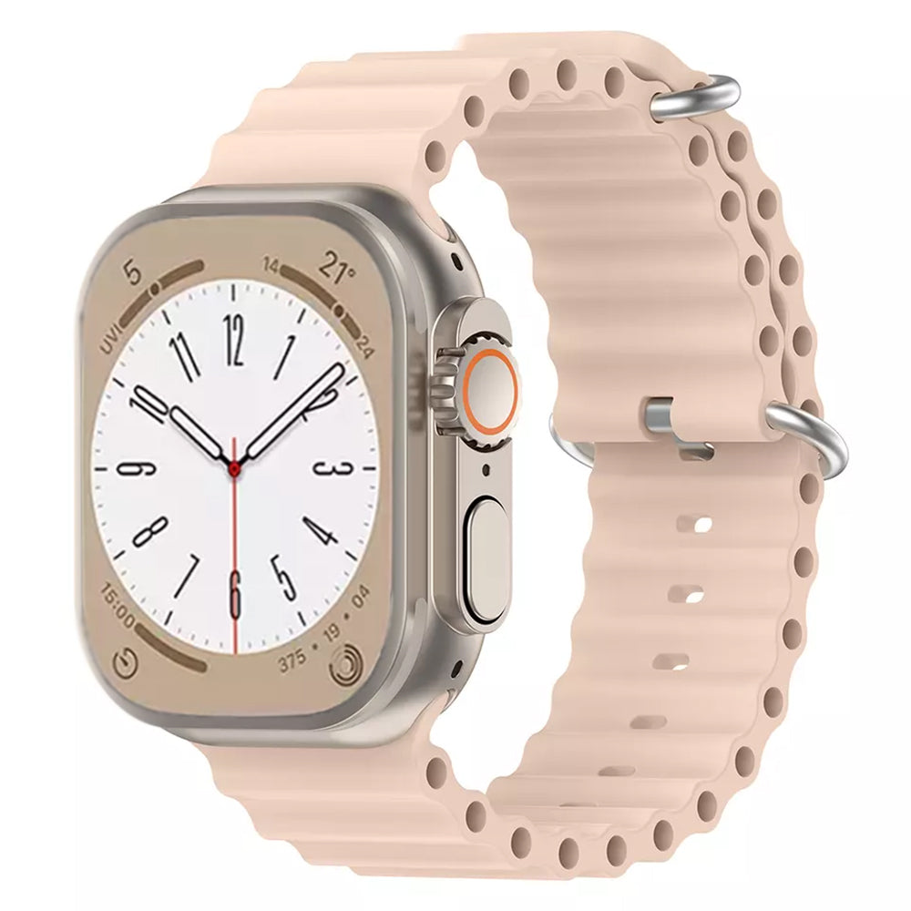 Techsuit W038 remienok pre Apple Watch 49mm / 46mm / 45mm / 44mm / 42mm Series, Ružový