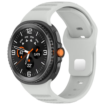 Curea Techsuit W050 pre Samsung Galaxy Watch 8 Classic / Watch8 44mm / Watch 8 40mm, Sivá