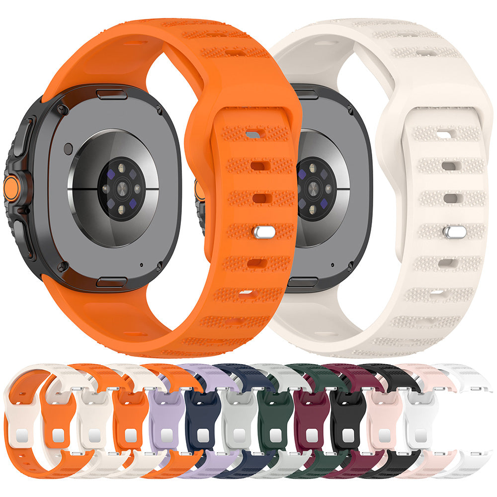 Curea Techsuit W050 pre Samsung Galaxy Watch 8 Classic / Watch8 44mm / Watch 8 40mm, Sivá