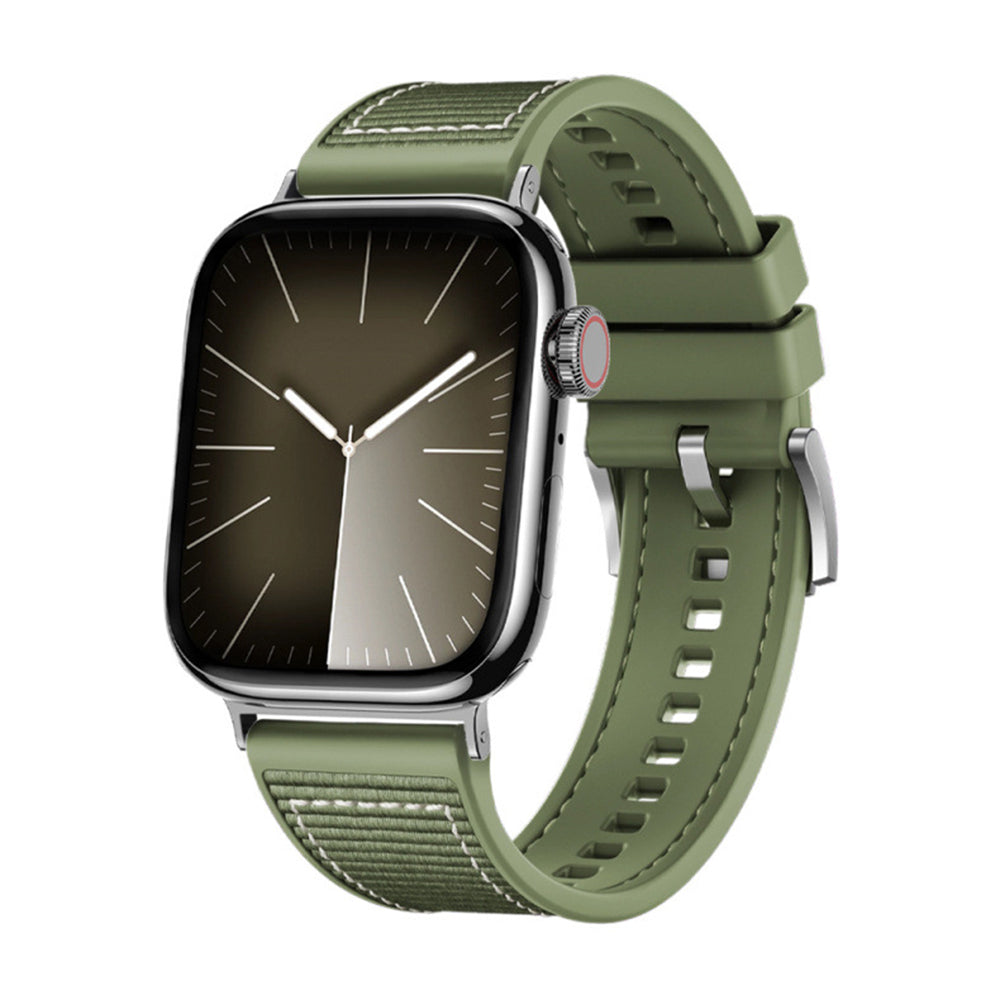 Techsuit W051 remienok pre Apple Watch 42mm / 41mm / 40mm / 38mm Series, Zelený