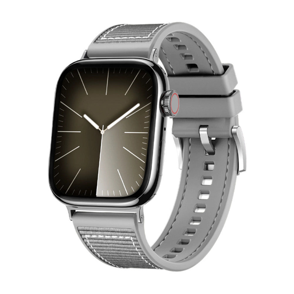 Techsuit W051 remienok pre Apple Watch 49mm / 46mm / 45mm / 44mm / 42mm Series, Sivý