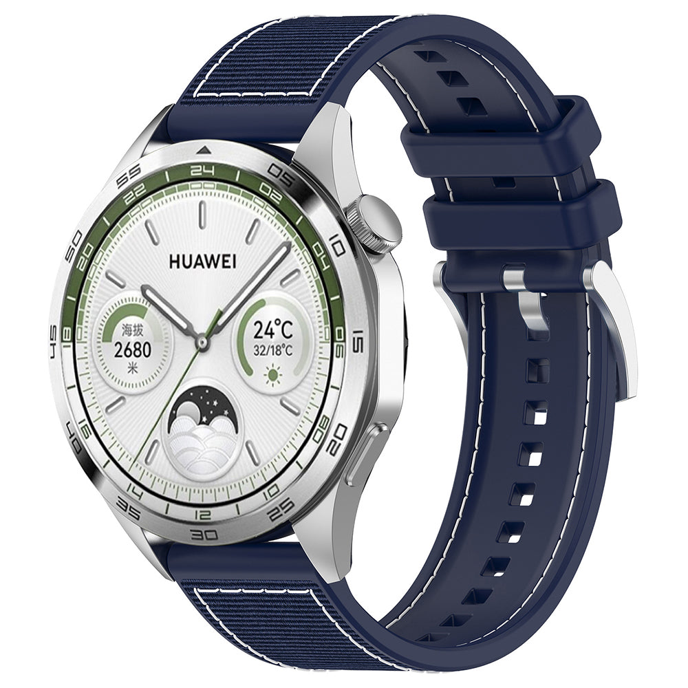 Techsuit W051 remienok pre Huawei Watch / Xiaomi Watch Series, 22mm, Tmavomodrý