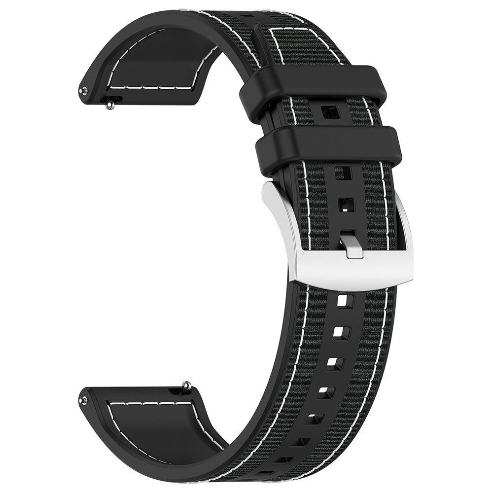 Techsuit W051 remienok pre Huawei Watch / Xiaomi Watch Series, 22mm, čierny