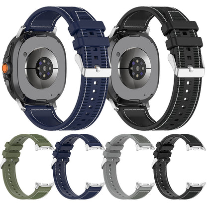 Techsuit W051 remienok pre Samsung Galaxy Watch 8 Classic / Watch8 44mm / Watch 8 40mm, čierny