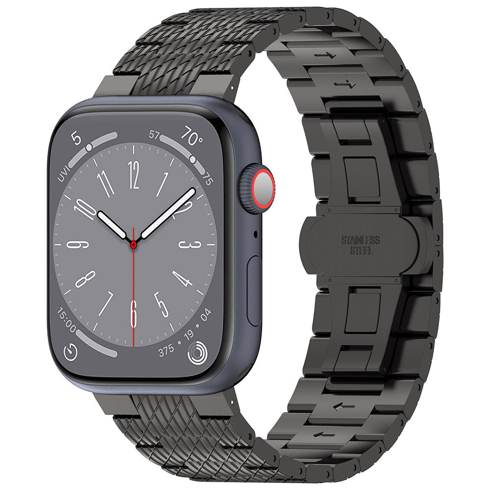 Techsuit W052 remienok pre Apple Watch 42mm / 41mm / 40mm / 38mm Series, čierny