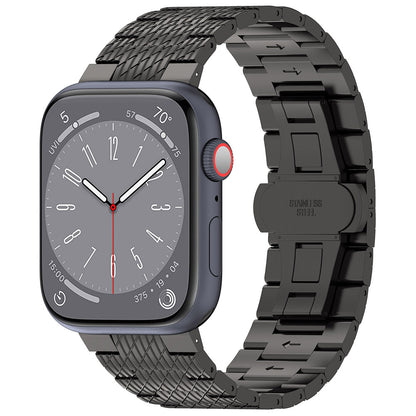 Techsuit W052 remienok pre Apple Watch 42mm / 41mm / 40mm / 38mm Series, čierny