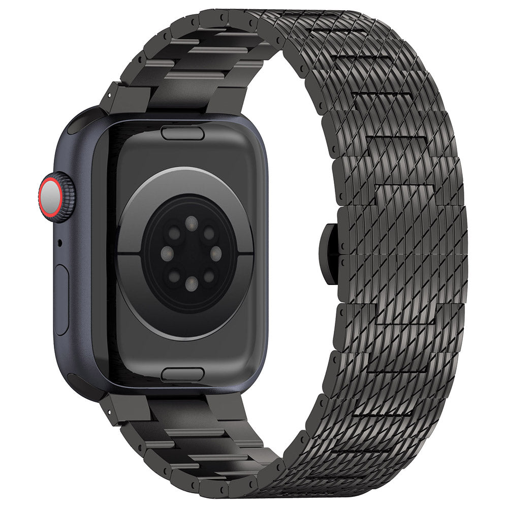 Techsuit W052 remienok pre Apple Watch 42mm / 41mm / 40mm / 38mm Series, čierny