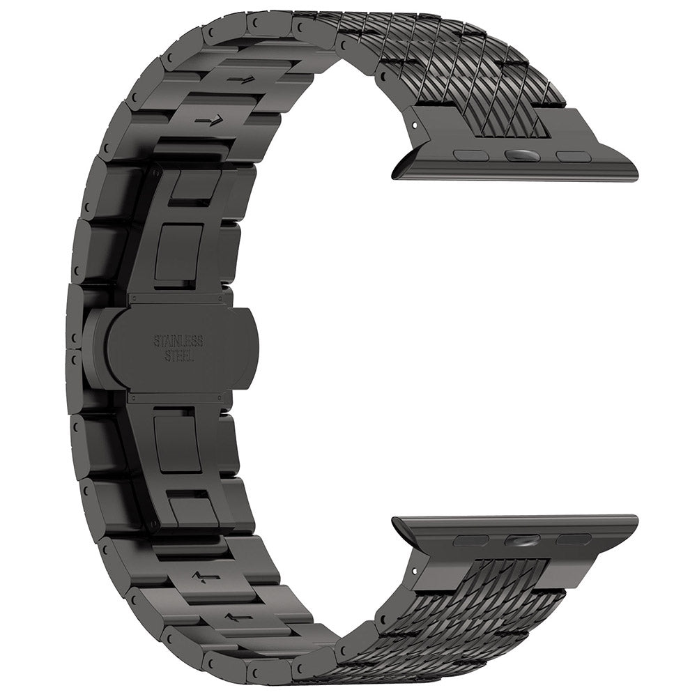 Techsuit W052 remienok pre Apple Watch 42mm / 41mm / 40mm / 38mm Series, čierny