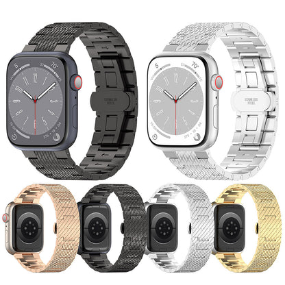 Techsuit W052 remienok pre Apple Watch 42mm / 41mm / 40mm / 38mm Series, čierny