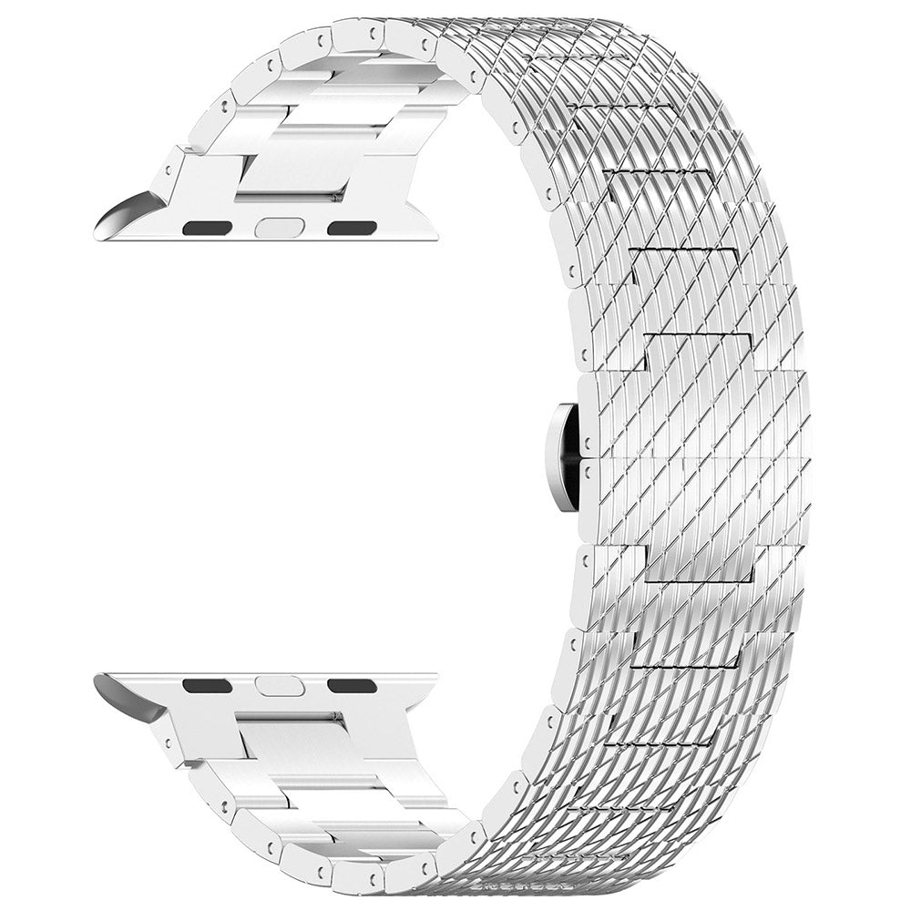 Techsuit W052 remienok pre Apple Watch 49mm / 46mm / 45mm / 44mm / 42mm Series, Strieborný
