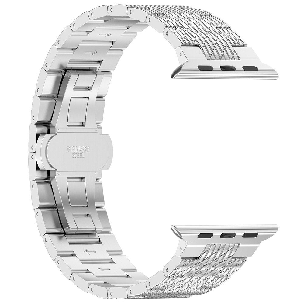 Techsuit W052 remienok pre Apple Watch 49mm / 46mm / 45mm / 44mm / 42mm Series, Strieborný