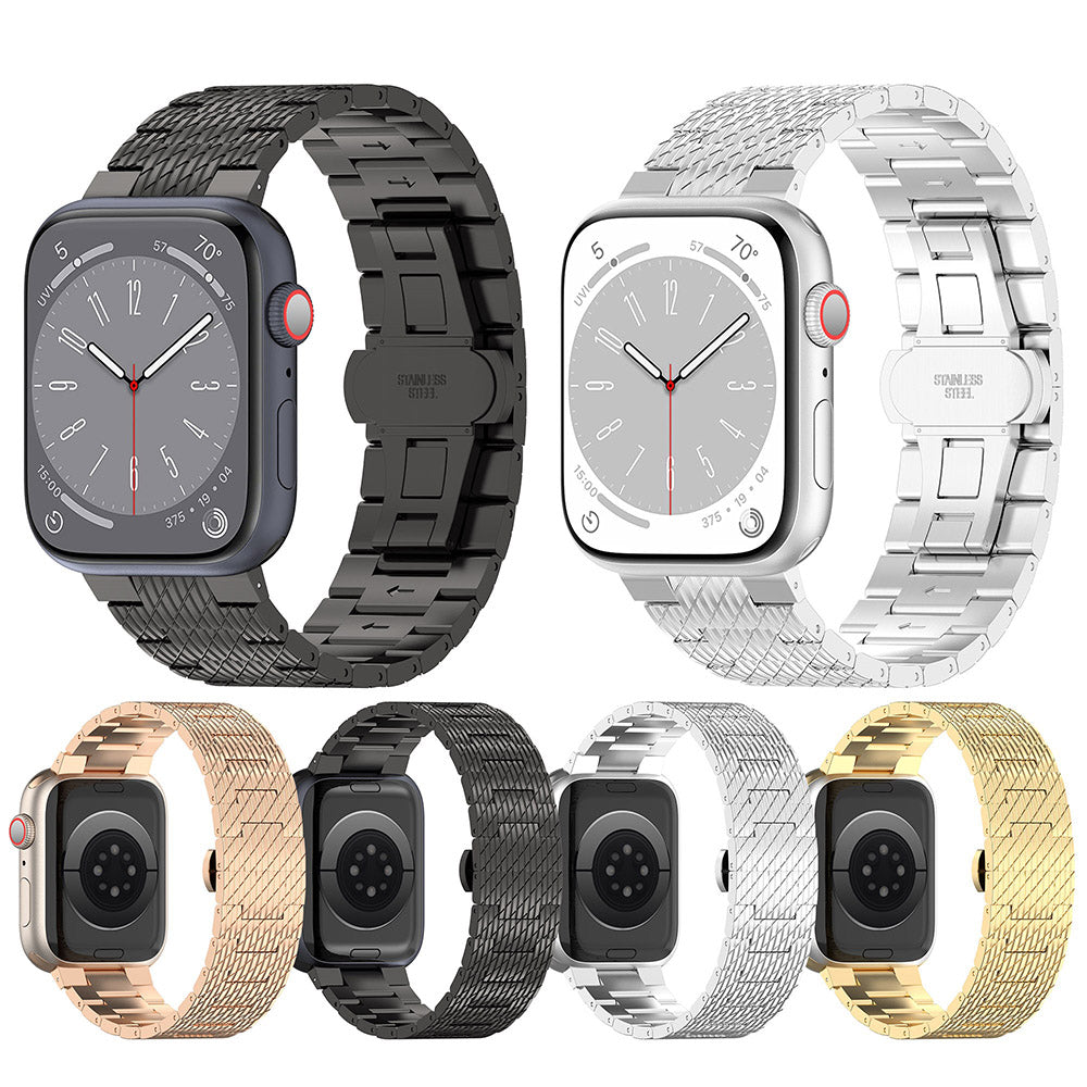 Techsuit W052 remienok pre Apple Watch 49mm / 46mm / 45mm / 44mm / 42mm Series, Zlatý