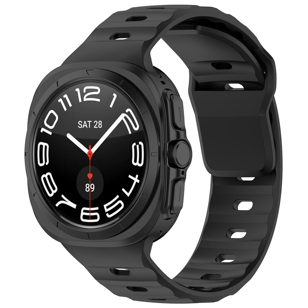Techsuit W055 remienok pre Samsung Galaxy Watch Ultra, čierny