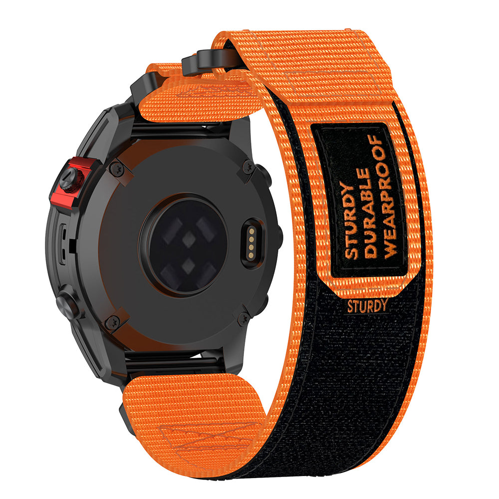 Techsuit W057 remienok pre Garmin Watch Fenix / Forerunner Series, 22mm, Oranžový