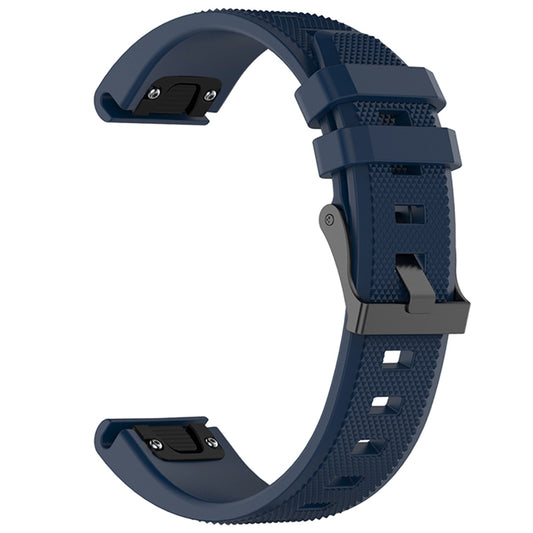 Techsuit W058 Strap for Garmin Watch Fenix Series, 26mm, Navy Blue