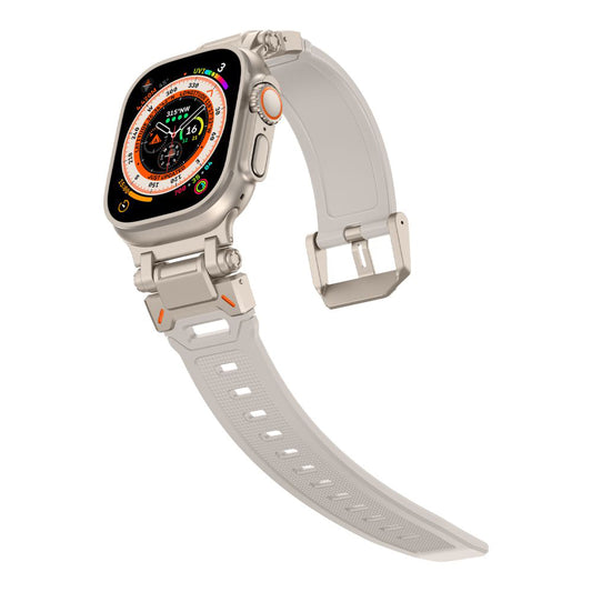 Techsuit W064 remienok pre Apple Watch 49mm / 46mm / 45mm / 44mm / 42mm Series, Strieborný