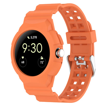 Techsuit W065 remienok pre Google Pixel Watch 3 41mm / Watch 2 / Watch, Oranžový