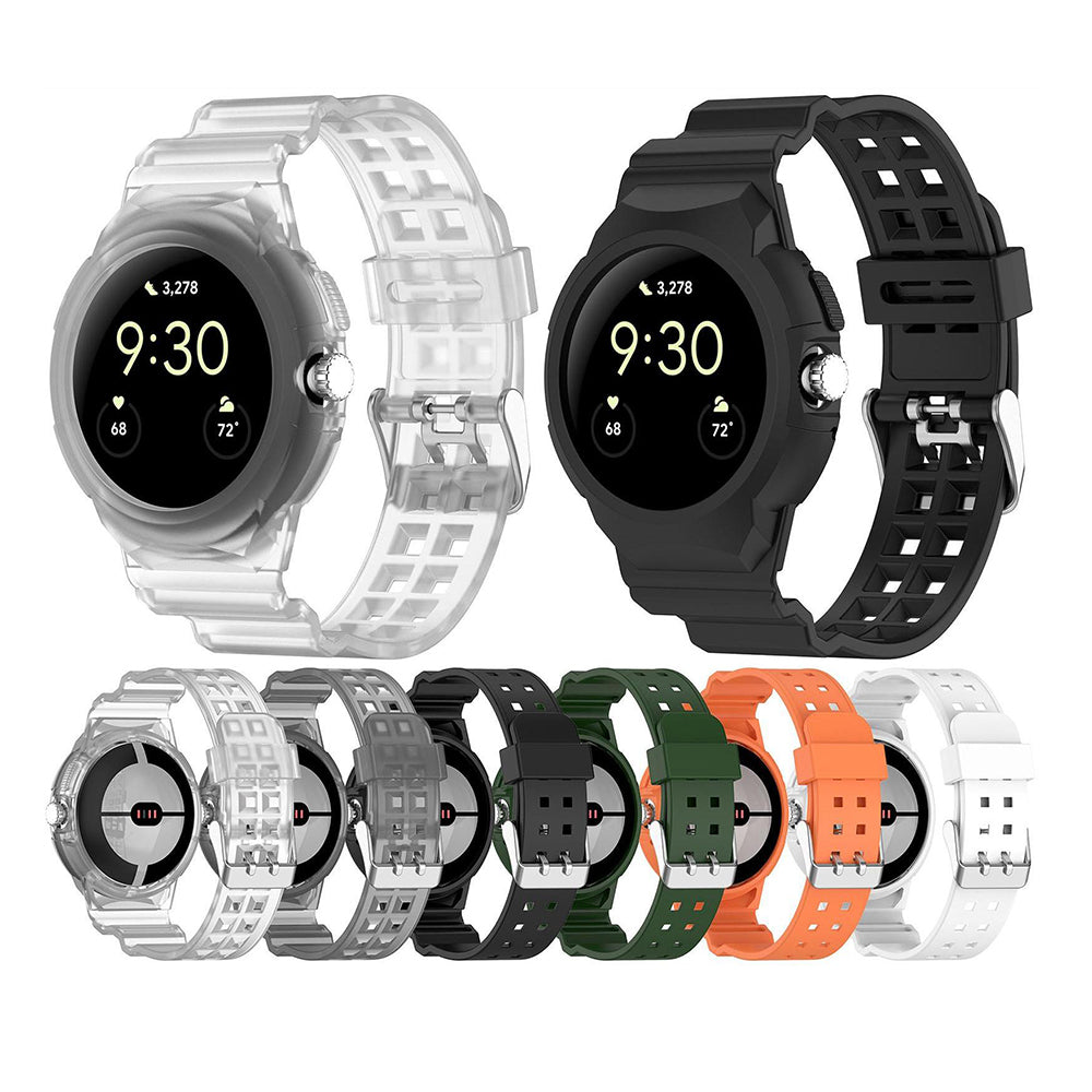 Techsuit W065 remienok pre Google Pixel Watch 3 41mm / Watch 2 / Watch, Oranžový
