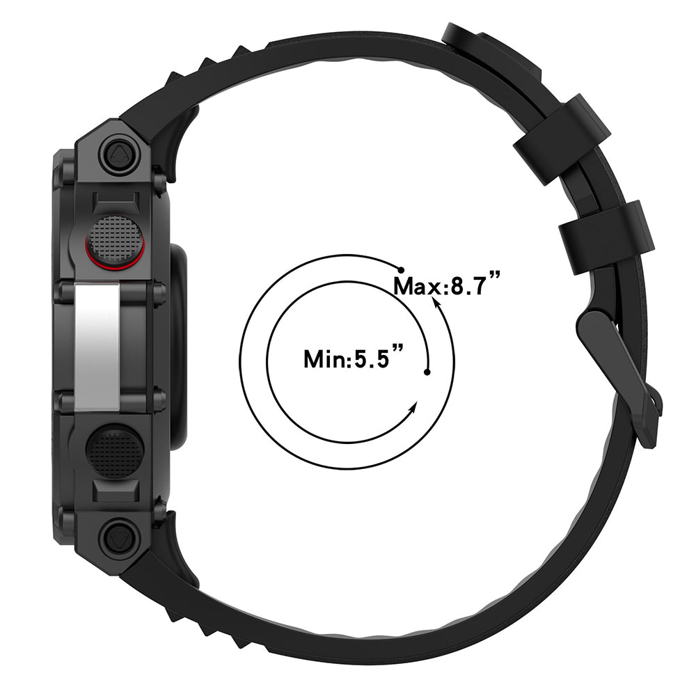 Remienok Techsuit W067 pre Amazfit T-Rex 2, Tmavozelený
