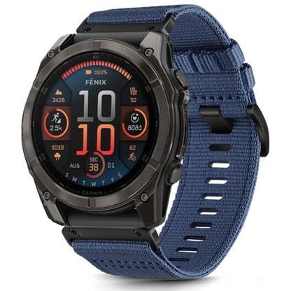Techsuit W070 remienok pre Garmin Watch Fenix / Forerunner / Approach Series, 22mm, Tmavomodrý