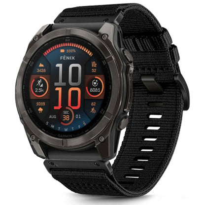 Techsuit W070 remienok pre Garmin Watch Fenix / Forerunner / Approach Series, 22mm, Čierny