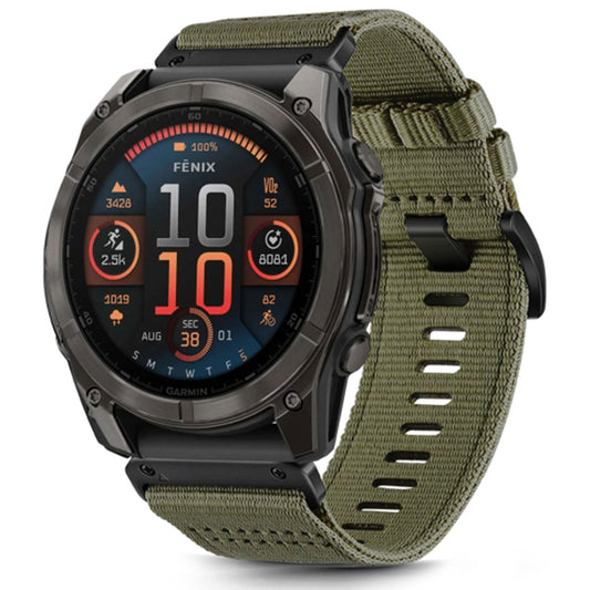 Techsuit W070 remienok pre Garmin Watch Fenix / Forerunner Series, 22mm, Tmavozelená
