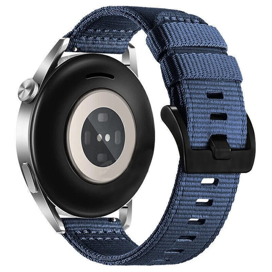Techsuit W070 remienok pre Samsung Galaxy Watch / Huawei Watch Series, 22mm, Tmavomodrý