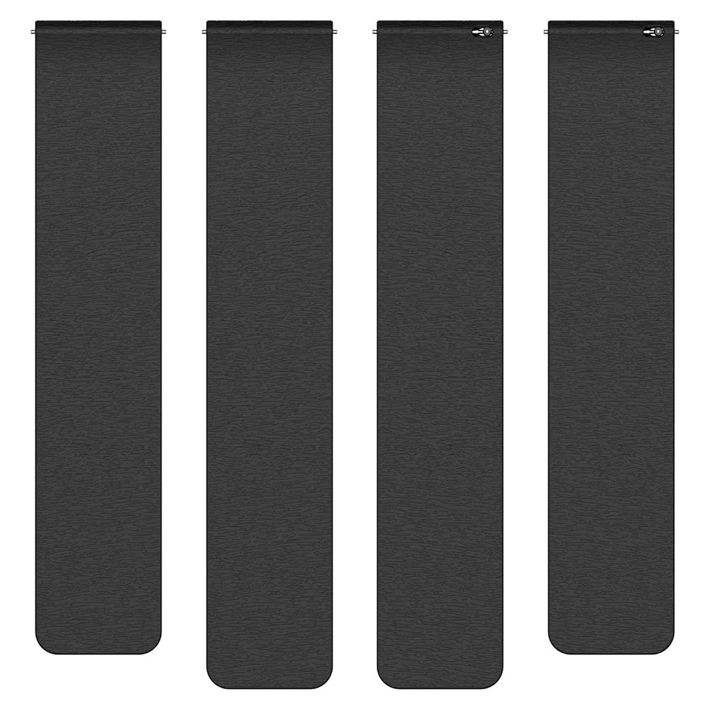 Techsuit W074 remienok pre Huawei Watch / Garmin Watch Series, 18mm, čierny