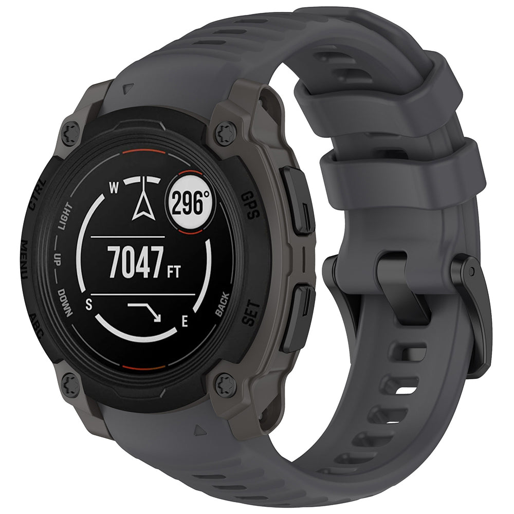 Techsuit W076 remienok pre Garmin Instinct E 40mm, Sivý