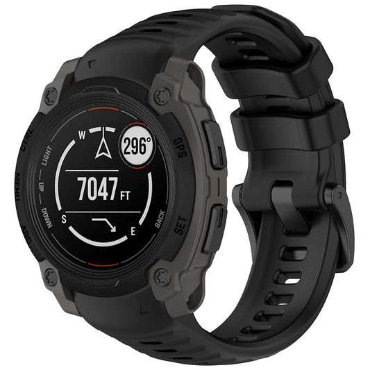 Techsuit W076 remienok pre Garmin Instinct E 40mm, čierny