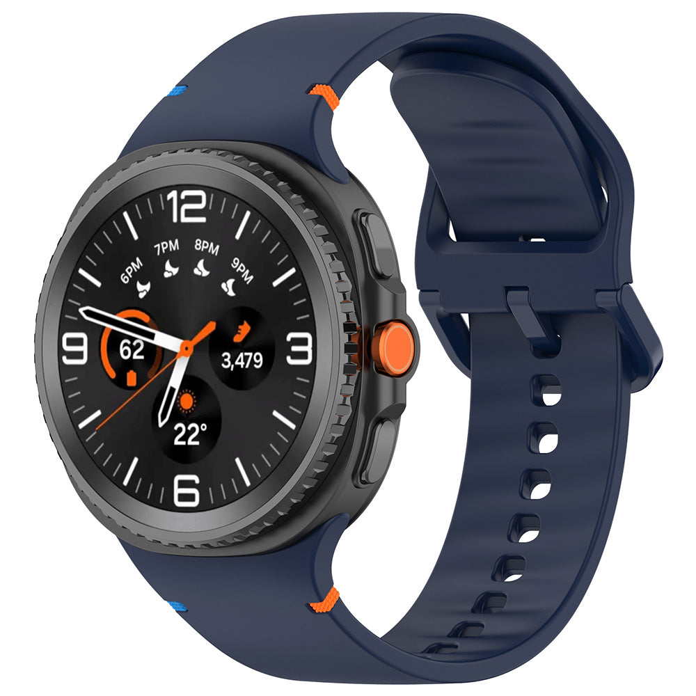 Techsuit W079 remienok pre Samsung Galaxy Watch 8 Classic / Watch8 44mm / Watch 8 40mm, námornícka modrá