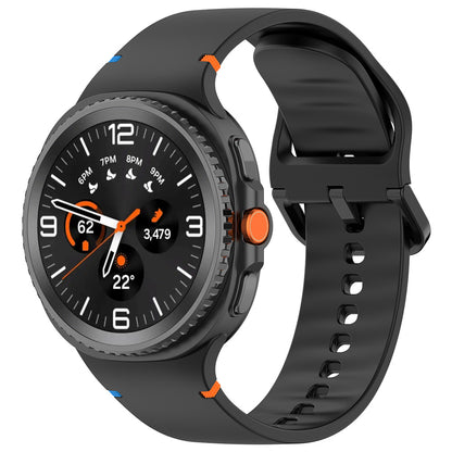 Techsuit W079 remienok pre Samsung Galaxy Watch 8 Classic / Watch8 44mm / Watch 8 40mm, Čierny